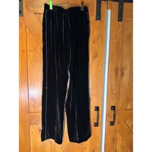 $631 No21 Velvet Track Pants with Swarovski Crystals Stripe Euro 44 / Large NWT